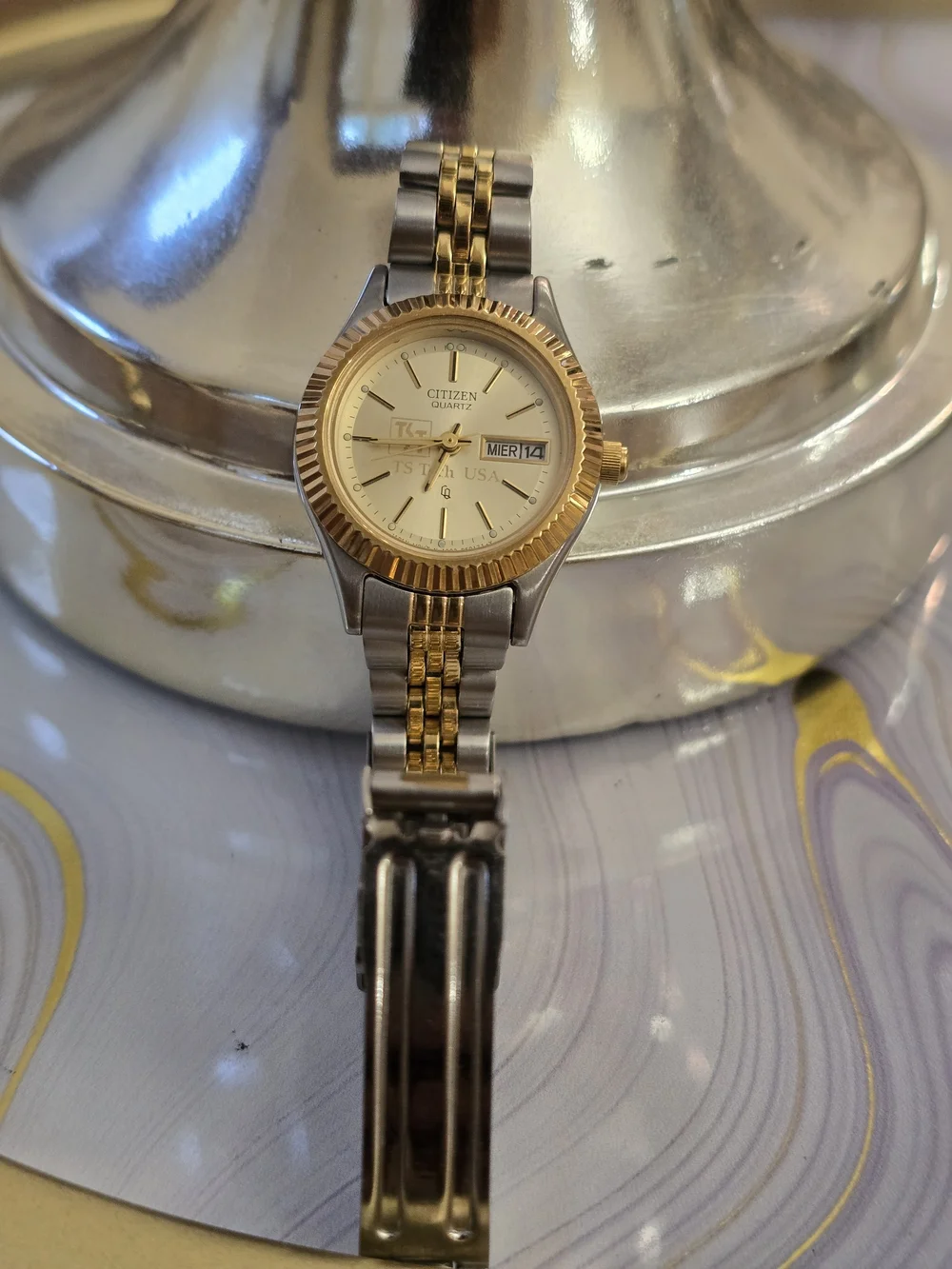 Citizen Two-Tone Gold and Silver Women's Quartz Watch